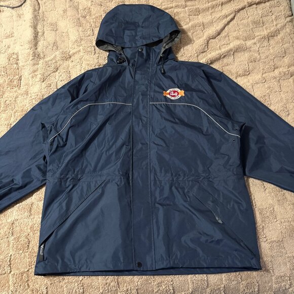 NWOT Viking Torrent Purity Ice Cream Logo Hipster Hooded Utility Jacket 2XL Navy - Picture 3 of 16